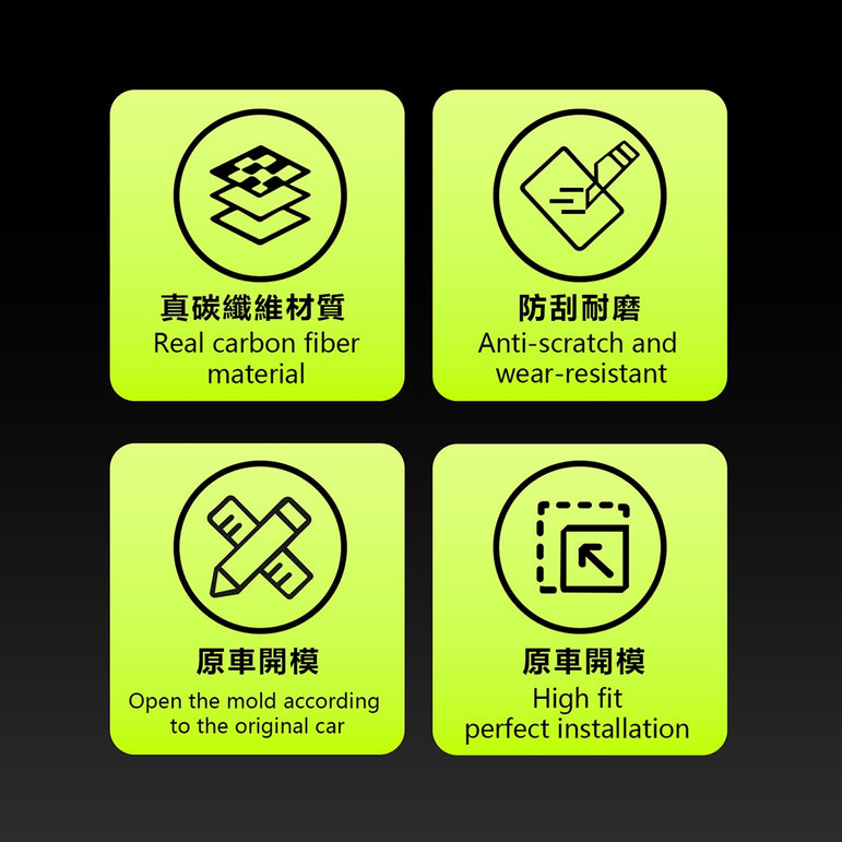 TOYOTA SUPRA A90 門外裝飾殼