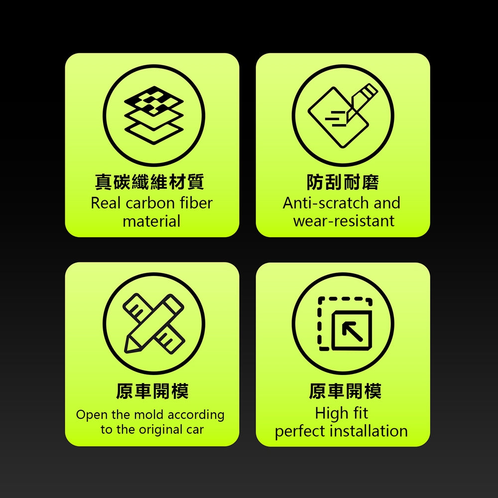 TOYOTA SUPRA A90 門外裝飾殼